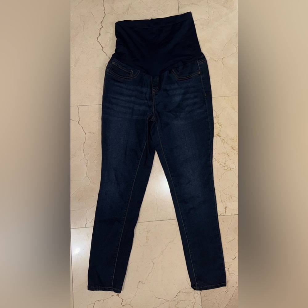 SIMPLE SOCIETY Maternity Dark Denim Pants